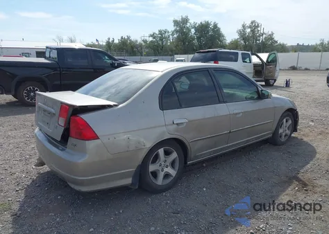 2004 Honda Civic Ex из США, поврежденный, VIN 2HGES267X4H557534